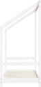 vidaXL - Kinderbedframe - 70x140 - cm - massief - grenenhout - wit