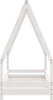 vidaXL - Kinderbedframe - 70x140 - cm - massief - grenenhout - wit