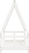 vidaXL - Kinderbedframe - 70x140 - cm - massief - grenenhout - wit