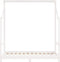 vidaXL - Kinderbedframe - 70x140 - cm - massief - grenenhout - wit