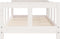 vidaXL - Kinderbedframe - 70x140 - cm - massief - grenenhout - wit