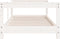 vidaXL - Kinderbedframe - 70x140 - cm - massief - grenenhout - wit