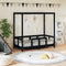 vidaXL - Kinderbedframe - 70x140 - cm - massief - grenenhout - zwart