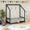 vidaXL - Kinderbedframe - 70x140 - cm - massief - grenenhout - zwart