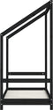 vidaXL - Kinderbedframe - 70x140 - cm - massief - grenenhout - zwart