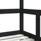 vidaXL - Kinderbedframe - 70x140 - cm - massief - grenenhout - zwart