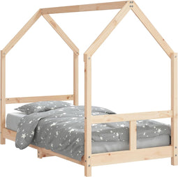 vidaXL - Kinderbedframe - 80x160 - cm - massief - grenenhout