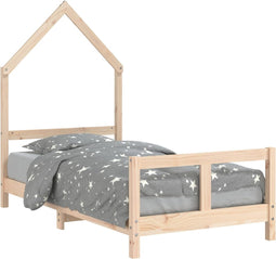 vidaXL - Kinderbedframe - 80x160 - cm - massief - grenenhout