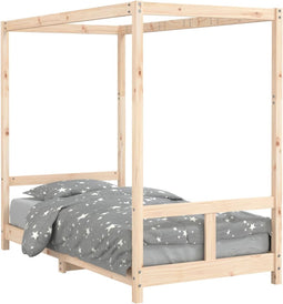 vidaXL - Kinderbedframe - 80x160 - cm - massief - grenenhout
