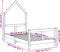 vidaXL - Kinderbedframe - 80x160 - cm - massief - grenenhout
