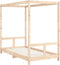 vidaXL - Kinderbedframe - 80x160 - cm - massief - grenenhout
