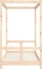 vidaXL - Kinderbedframe - 80x160 - cm - massief - grenenhout