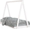 vidaXL - Kinderbedframe - 80x160 - cm - massief - grenenhout - wit