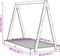 vidaXL - Kinderbedframe - 80x160 - cm - massief - grenenhout - wit