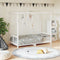 vidaXL - Kinderbedframe - 80x160 - cm - massief - grenenhout - wit