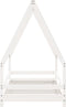 vidaXL - Kinderbedframe - 80x160 - cm - massief - grenenhout - wit