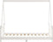 vidaXL - Kinderbedframe - 80x160 - cm - massief - grenenhout - wit