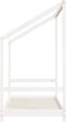 vidaXL - Kinderbedframe - 80x160 - cm - massief - grenenhout - wit