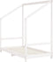 vidaXL - Kinderbedframe - 80x160 - cm - massief - grenenhout - wit