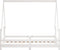 vidaXL - Kinderbedframe - 80x160 - cm - massief - grenenhout - wit