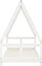 vidaXL - Kinderbedframe - 80x160 - cm - massief - grenenhout - wit