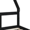 vidaXL - Kinderbedframe - 80x160 - cm - massief - grenenhout - zwart