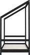 vidaXL - Kinderbedframe - 80x160 - cm - massief - grenenhout - zwart