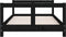vidaXL - Kinderbedframe - 80x160 - cm - massief - grenenhout - zwart