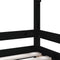 vidaXL - Kinderbedframe - 80x160 - cm - massief - grenenhout - zwart