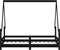 vidaXL - Kinderbedframe - 80x160 - cm - massief - grenenhout - zwart