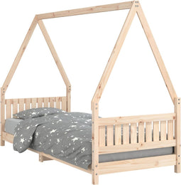 vidaXL - Kinderbedframe - 80x200 - cm - massief - grenenhout