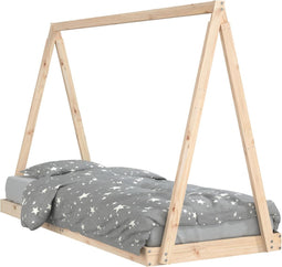 vidaXL - Kinderbedframe - 80x200 - cm - massief - grenenhout