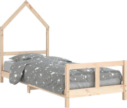 vidaXL - Kinderbedframe - 80x200 - cm - massief - grenenhout
