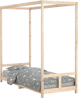 vidaXL - Kinderbedframe - 80x200 - cm - massief - grenenhout