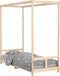 vidaXL - Kinderbedframe - 80x200 - cm - massief - grenenhout