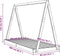 vidaXL - Kinderbedframe - 80x200 - cm - massief - grenenhout