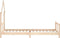 vidaXL - Kinderbedframe - 80x200 - cm - massief - grenenhout