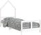 vidaXL - Kinderbedframe - 80x200 - cm - massief - grenenhout - wit