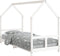 vidaXL - Kinderbedframe - 80x200 - cm - massief - grenenhout - wit