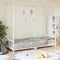 vidaXL - Kinderbedframe - 80x200 - cm - massief - grenenhout - wit