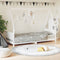 vidaXL - Kinderbedframe - 80x200 - cm - massief - grenenhout - wit