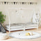 vidaXL - Kinderbedframe - 80x200 - cm - massief - grenenhout - wit