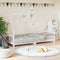 vidaXL - Kinderbedframe - 80x200 - cm - massief - grenenhout - wit
