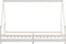 vidaXL - Kinderbedframe - 80x200 - cm - massief - grenenhout - wit