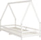vidaXL - Kinderbedframe - 80x200 - cm - massief - grenenhout - wit