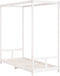 vidaXL - Kinderbedframe - 80x200 - cm - massief - grenenhout - wit