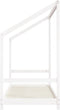 vidaXL - Kinderbedframe - 80x200 - cm - massief - grenenhout - wit