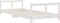 vidaXL - Kinderbedframe - 80x200 - cm - massief - grenenhout - wit