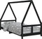 vidaXL - Kinderbedframe - 80x200 - cm - massief - grenenhout - zwart