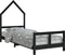vidaXL - Kinderbedframe - 80x200 - cm - massief - grenenhout - zwart